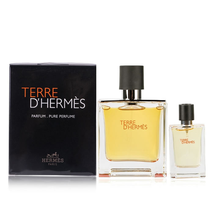 Hermes terre d'hermes eau de Parfum Spray 75 ml Set 2 Stücke