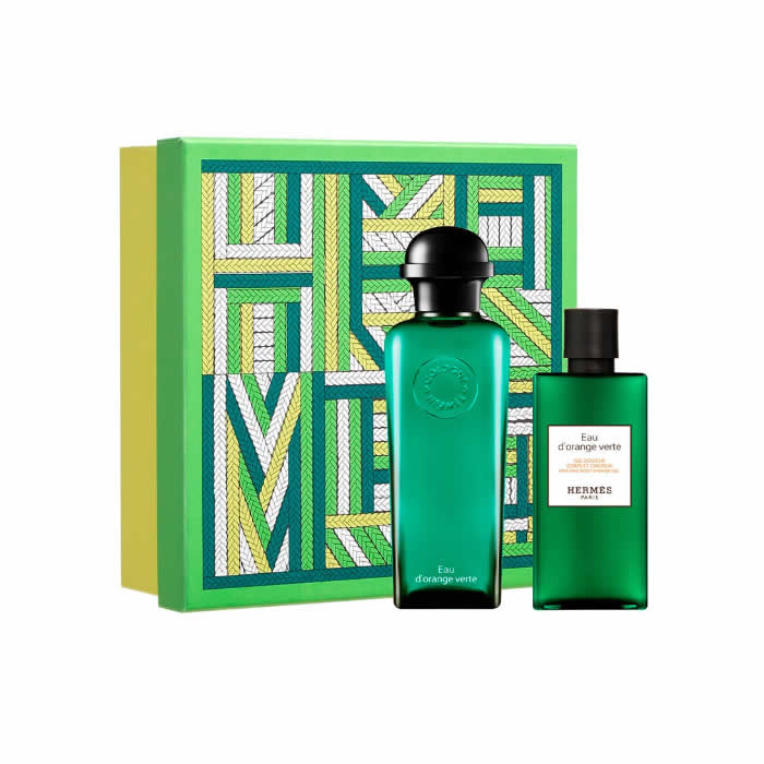 <tc>Hermès</tc> Eau D'Orange Verte Eau de Cologne Spray 100 ml Set 2 Stück