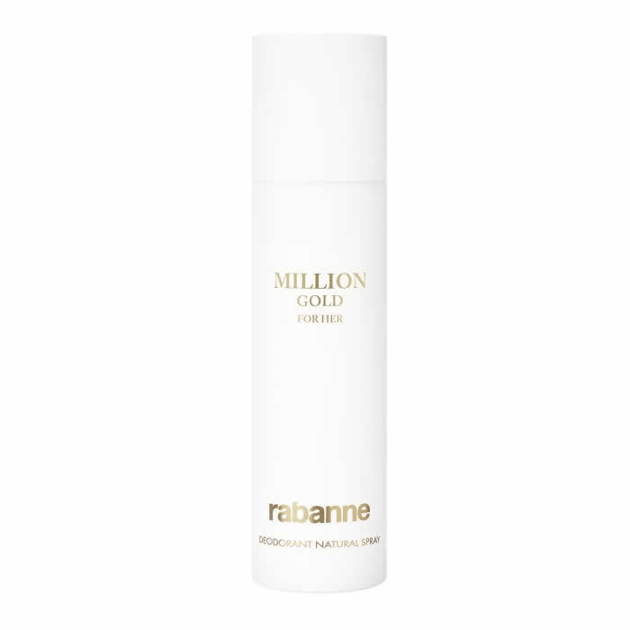 Rabanne Million Gold für ihr Deodorant Natural Spray 150ml