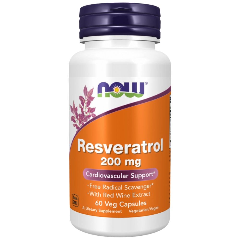 Natural Resveratrol 200 mg - 60 Kapseln