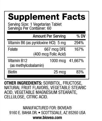 Vitamin B12 1000 Methylcobalamin Fast Dissolve / 100 Tabs - 0 - Nutra Best Europe
