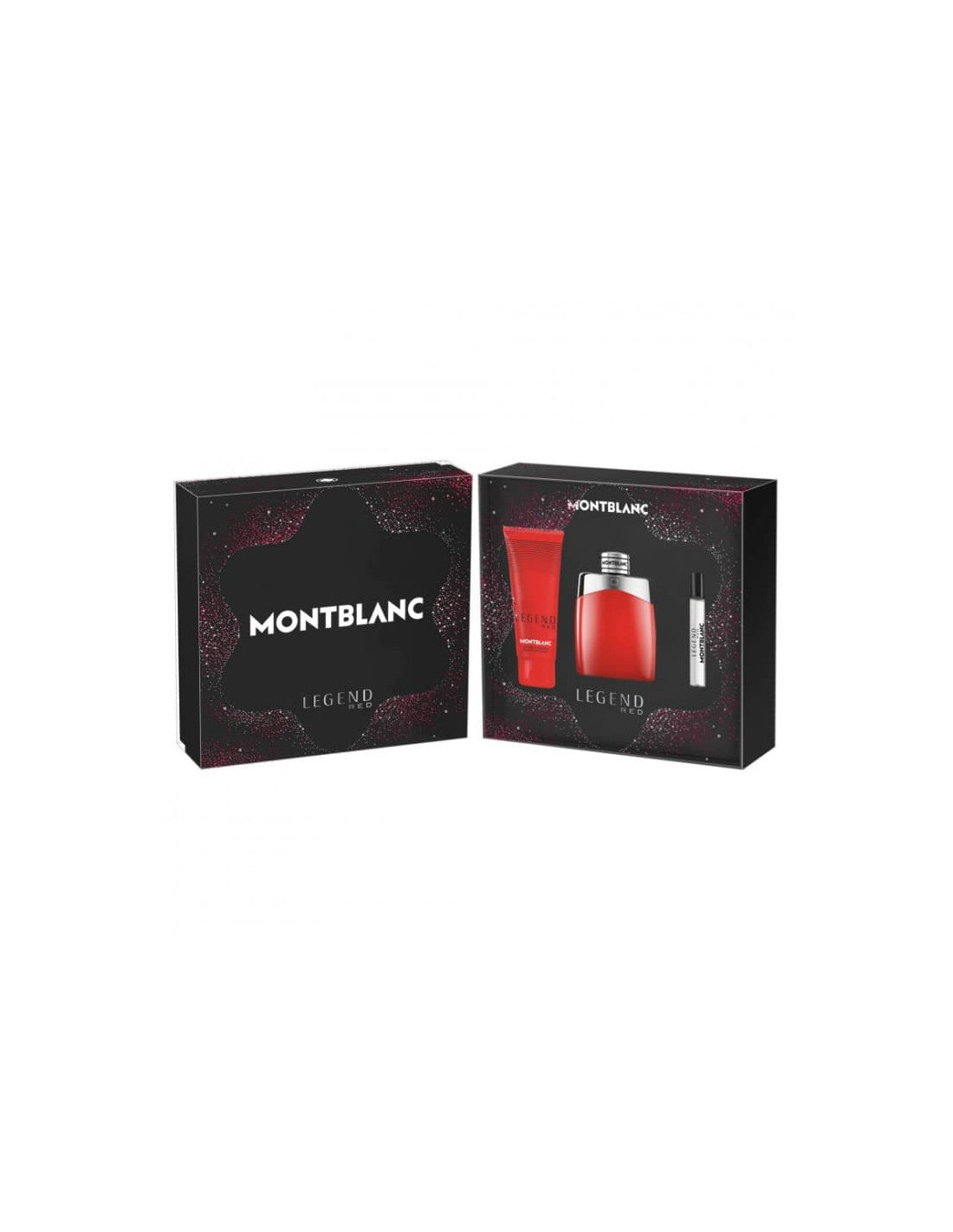 Satz <tc>MONTBLANC</tc> Legend Red Edp 100ml Gel Mini@