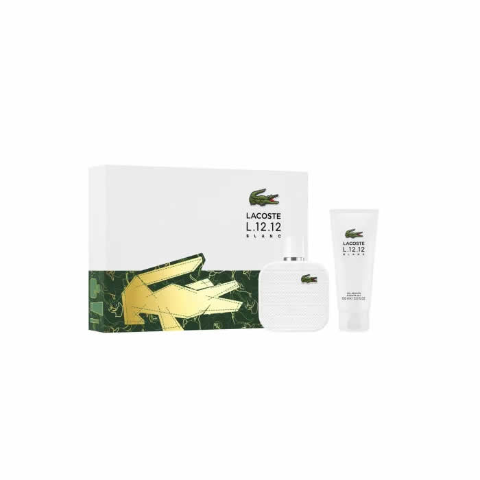 <tc>LACOSTE</tc> L.12.12 Blanc Men Eau de Toilette Spray 100 ml Set 2 Stück