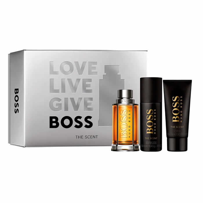 <tc>HUGO BOSS</tc> The Scent Eau De Toilette Spray 100ml Set 3-teilig