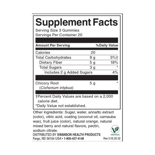 Faser Verdauungsgesundheit | mit Chicory 60 Jelly Candies