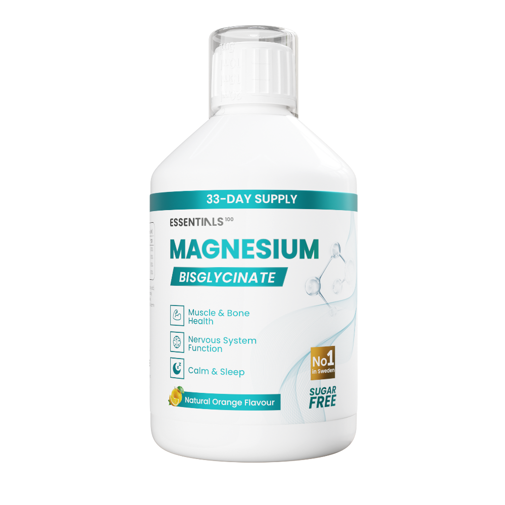Flüssiges Magnesiumbisglycinat 375 mg (50/33 Dosen) – 500 ml