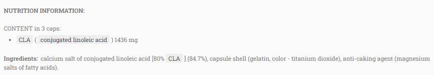 Cla | Konjugierte Linolsäure - 90 Weichgele