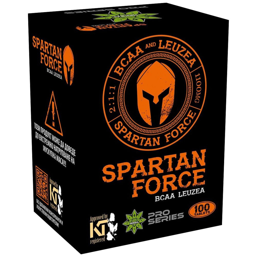 Spartan Force BCAA Leuzea 100 Tabletten