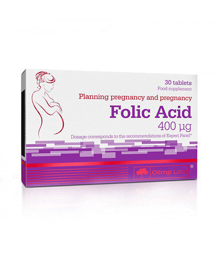 Folsäure 400 µg/Folsäure – 30 Tabletten <tc>Olimp</tc>