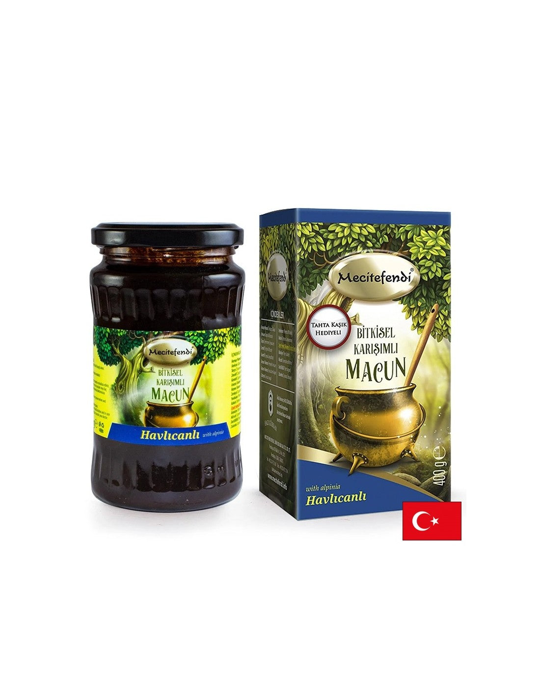Kräuterpaste mit Johannisbrot und Galgant – Magen- und Stoffwechselgesundheit, 400 g