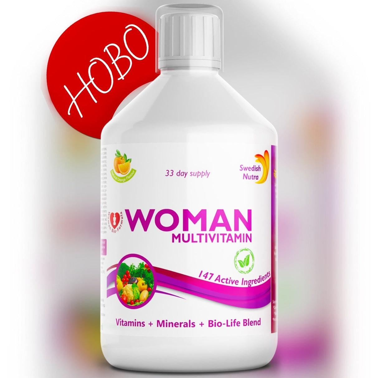Women multivitamins for women with Collagen 1497 mg - 147 active ingredients /500 ml/ - Nutra Best Europe