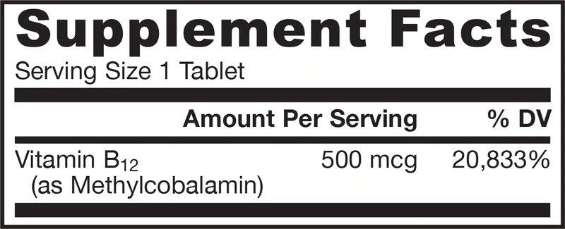 Methyl B -12 500 MCG - 100 Kautabletten