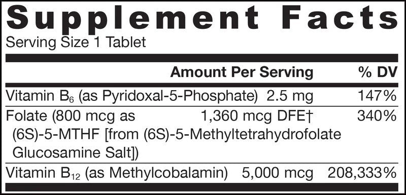 Methyl B-12 5000 mcg & Methyl Folate 800 mcg - 60 Подезични таблетки - Feel You