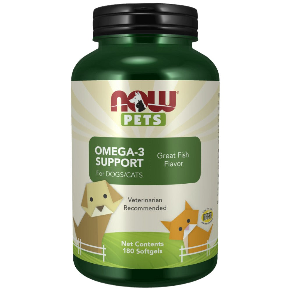 Omega-3-Unterstützung | Für Hunde und Katzen - 180 Gelkapseln