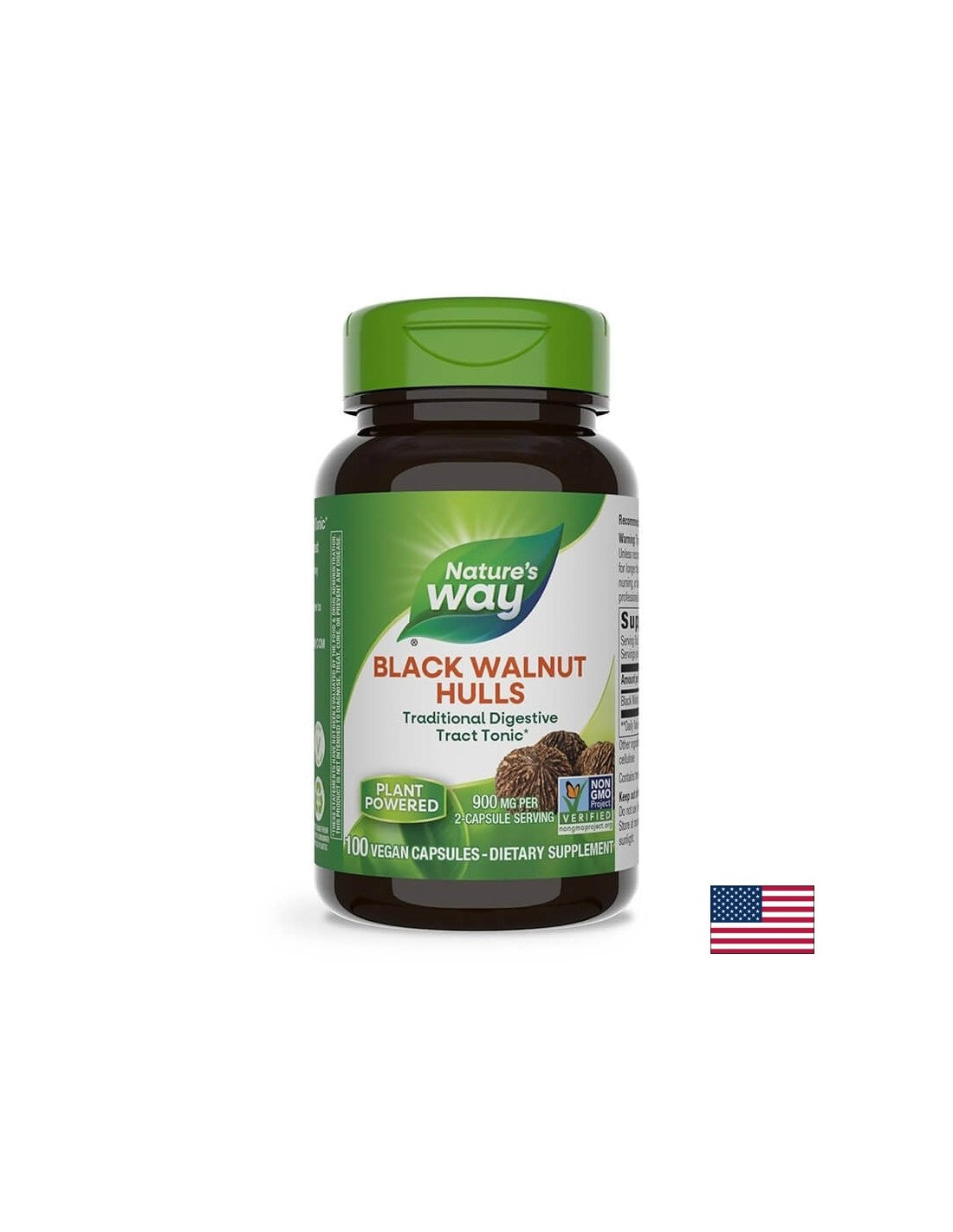 Schwarzwalnuss 500 mg – 100 Kapseln