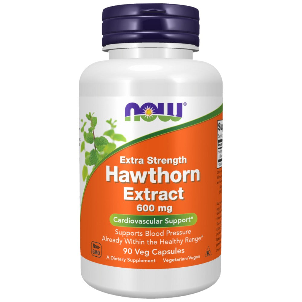 Hawthorn Extract 600 mg | Zusätzliche Stärke - 90 Kapseln