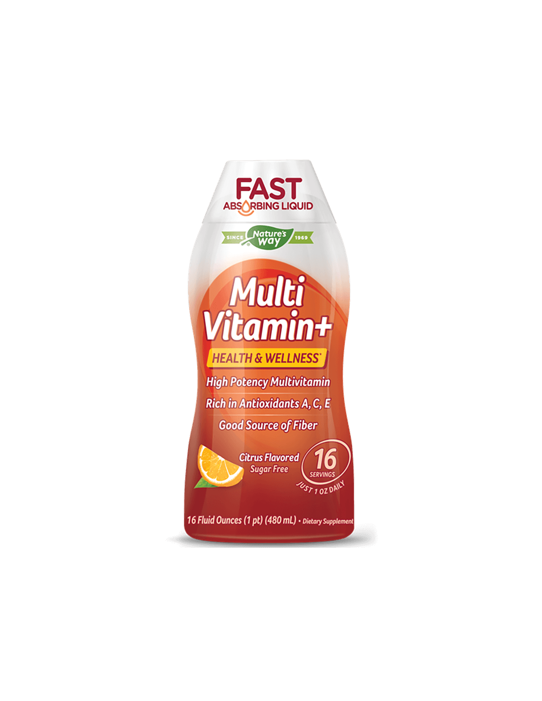 Flüssiges Multivitamin – Energie und starke Immunität, 480 ml