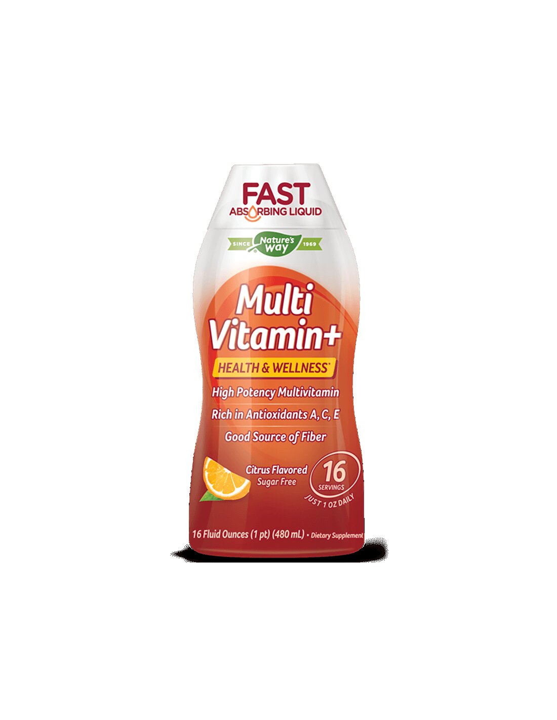 Flüssiges Multivitamin – Energie und starke Immunität, 480 ml