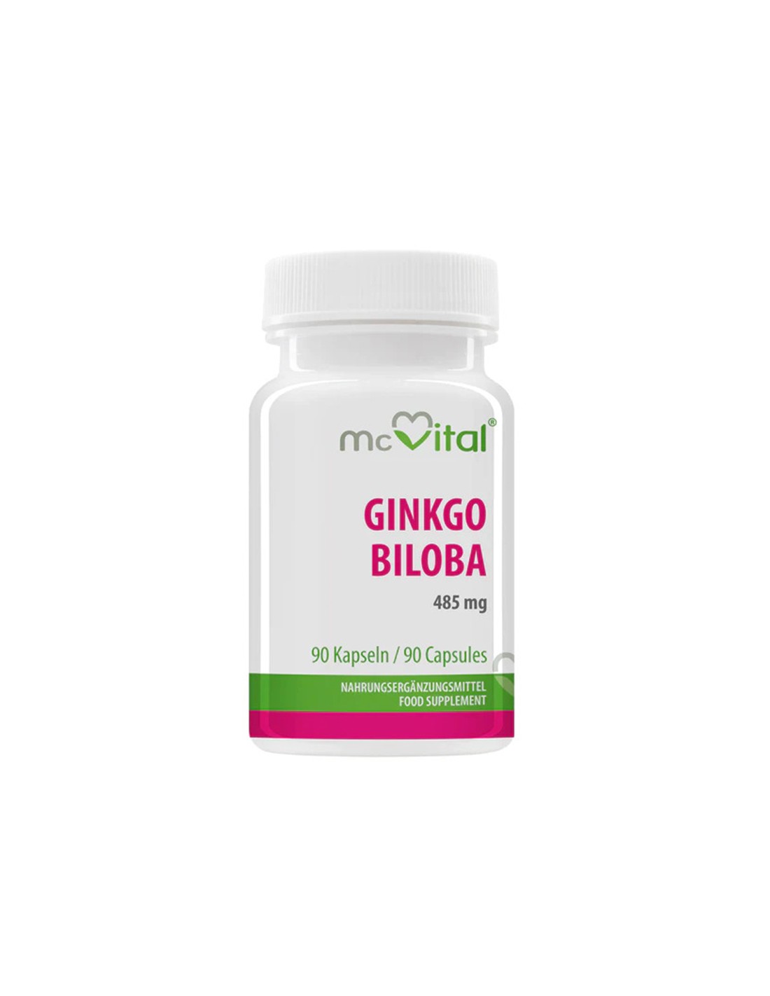 Gedächtnis und Konzentration – Ginkgo biloba, 485 mg x 90 Kapseln