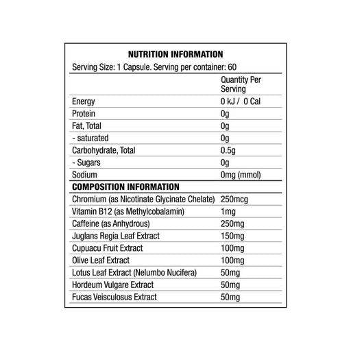 Chaos Cutz | Hardcore -Fettbrenner - 60 Kapseln