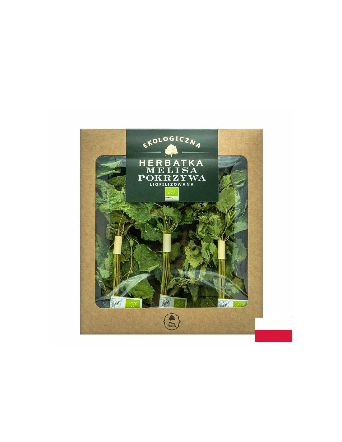 Gefriergetrockneter Brennnesseltee und Zitronenmelissentee Bio, 5 Beutel à 1,5 g <tc>Dary Natury</tc>