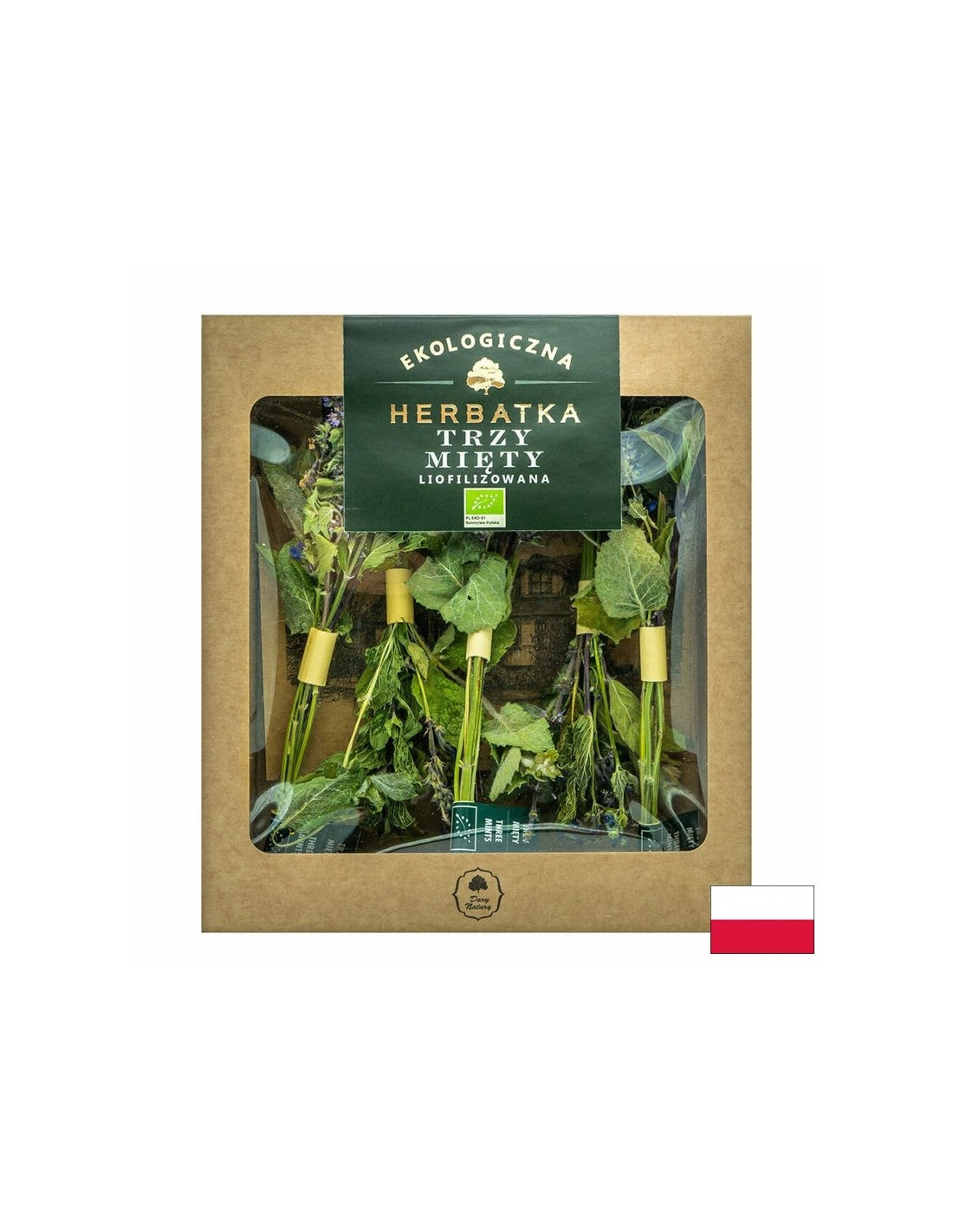 Gefriergetrockneter Bio-Minztee aus drei Minzsorten, 5 Stäbchen à 1,5 g <tc>Dary Natury</tc>