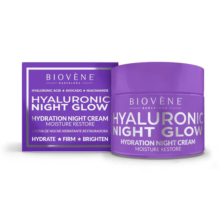 Hyaluron-Feuchtigkeitscreme für die Nacht zur Wiederherstellung der Haut in der Nacht, 50 ml