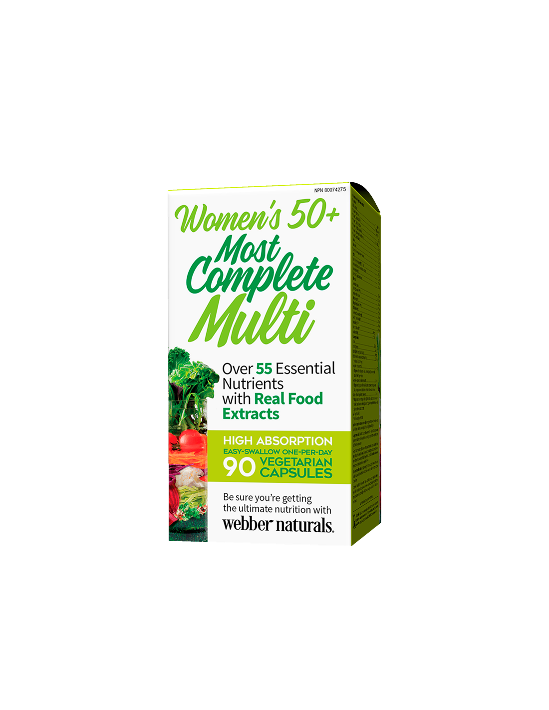 Multivitaminpräparat für Frauen ab 50 – Women's Most Complete Multi 50+, 90 Kapseln <tc>Webber Naturals</tc>