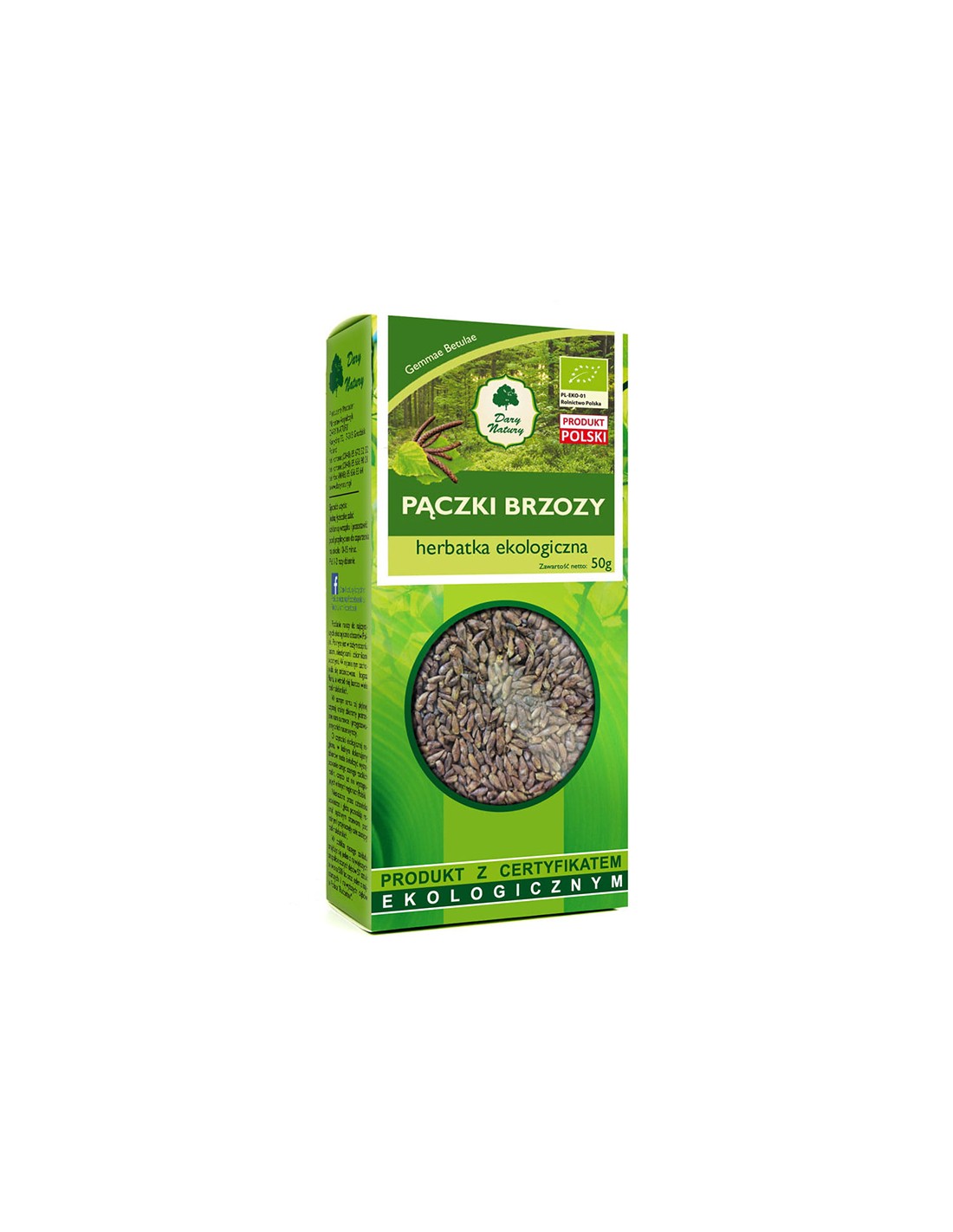 Bio-Weißbirkenknospen, 50 g <tc>Dary Natury</tc>