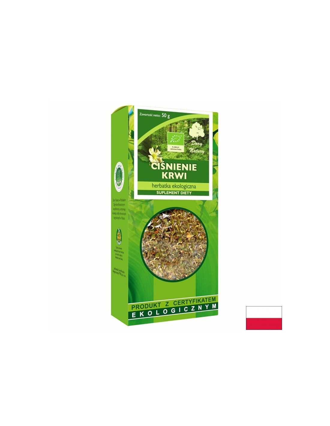 Kräuter-Bio-Mischung zur Aufrechterhaltung des Blutdrucks, 50 g