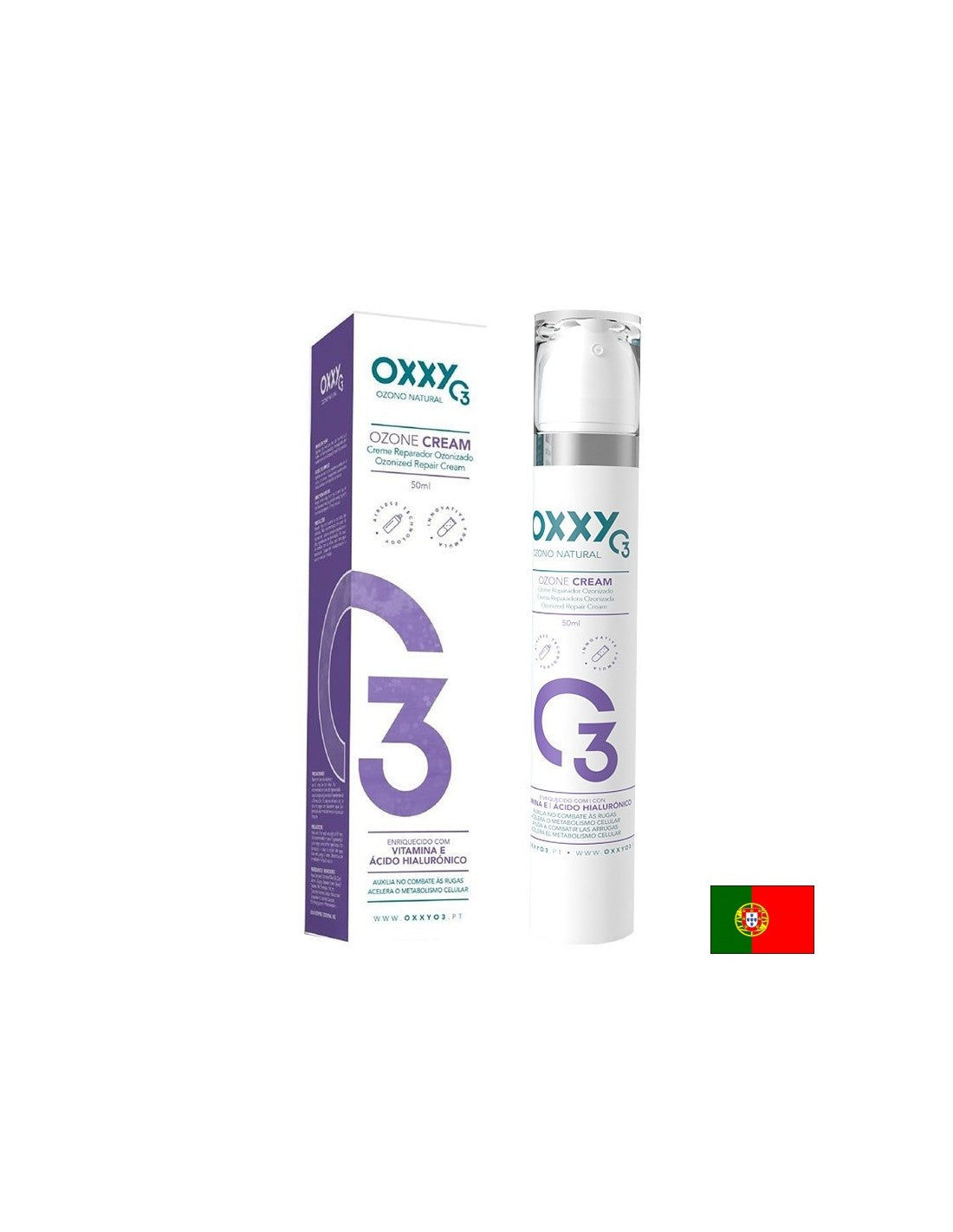 Ozon-Creme zum Reinigen und Abschrecken von Wunden, 50 ml