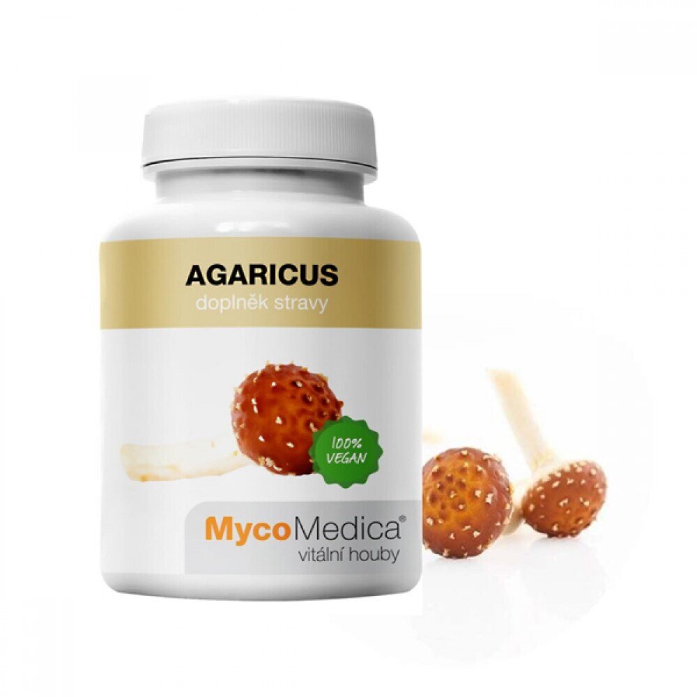 Agaricus 500 mg 90 Kapseln 30% Polysaccharide <tc>MycoMedica</tc>