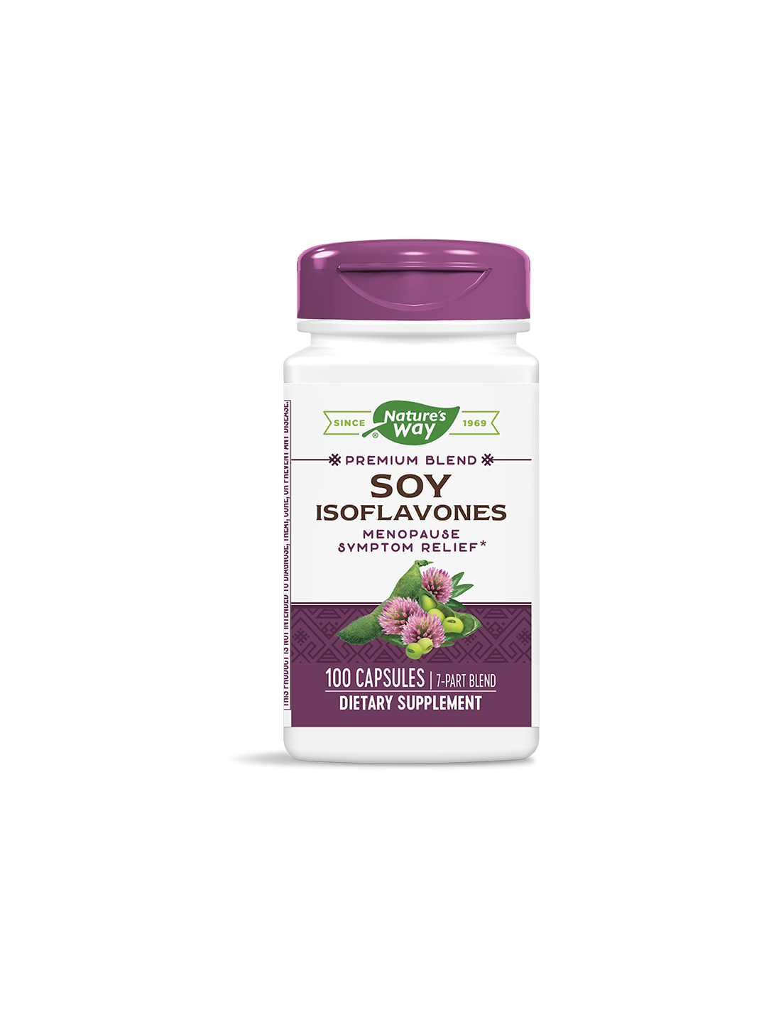Soja-Isoflavone – Premium-Formel – Für die Wechseljahre, 500 mg, 100 Kapseln