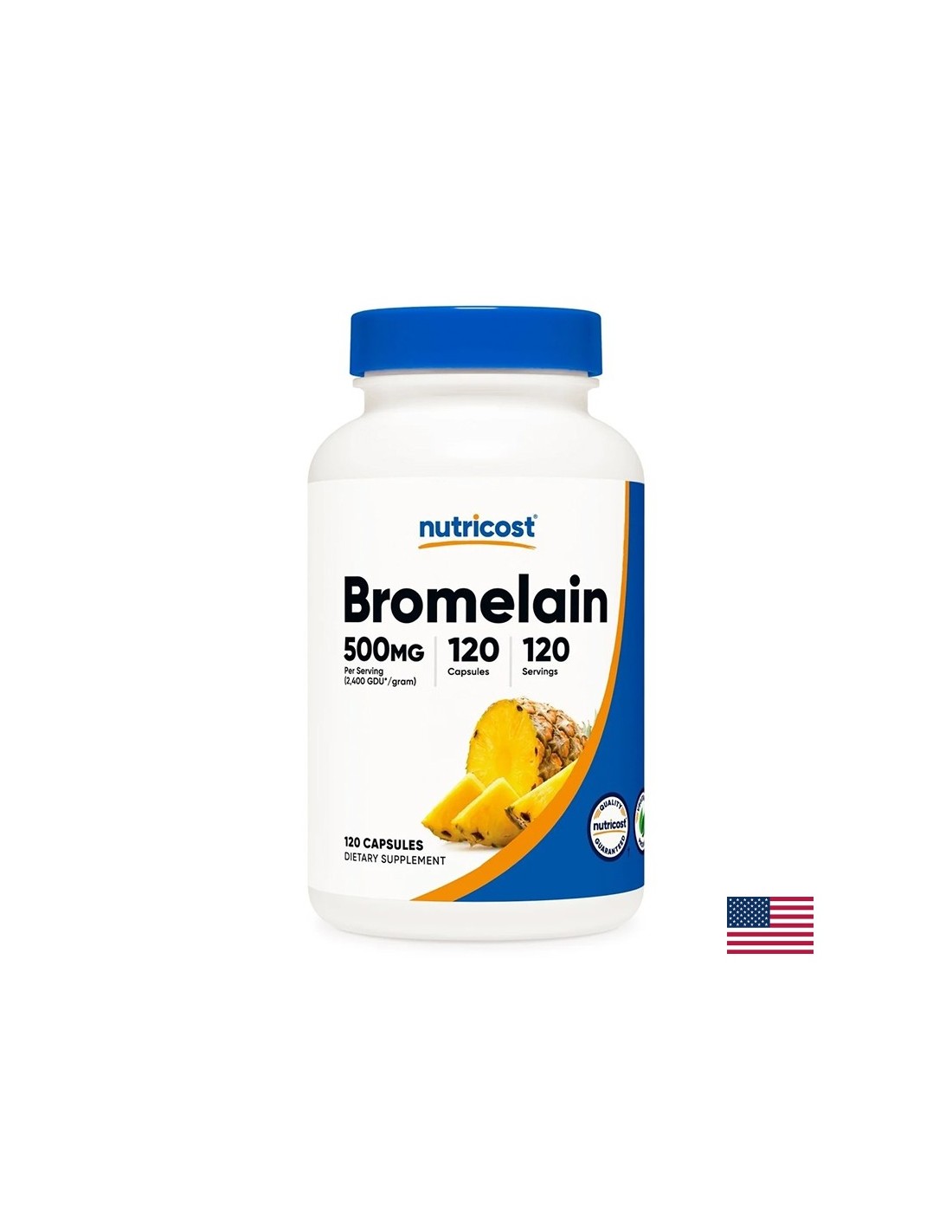 Gute Verdauung – Bromelain, 500 mg x 120 Kapseln
