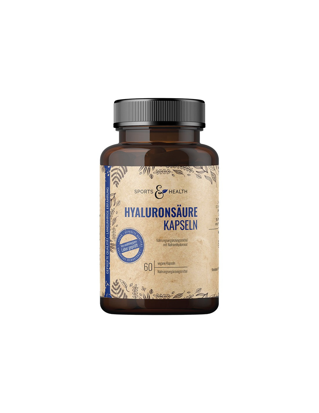 Haar und Haut – Hyaluronsäure 500 mg, 60 Kapseln <tc>Sports & Health Solutions</tc>