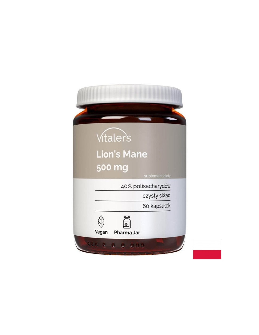 Immunität und Gehirnfunktion – Löwenmähne, 500 mg x 60 Kapseln