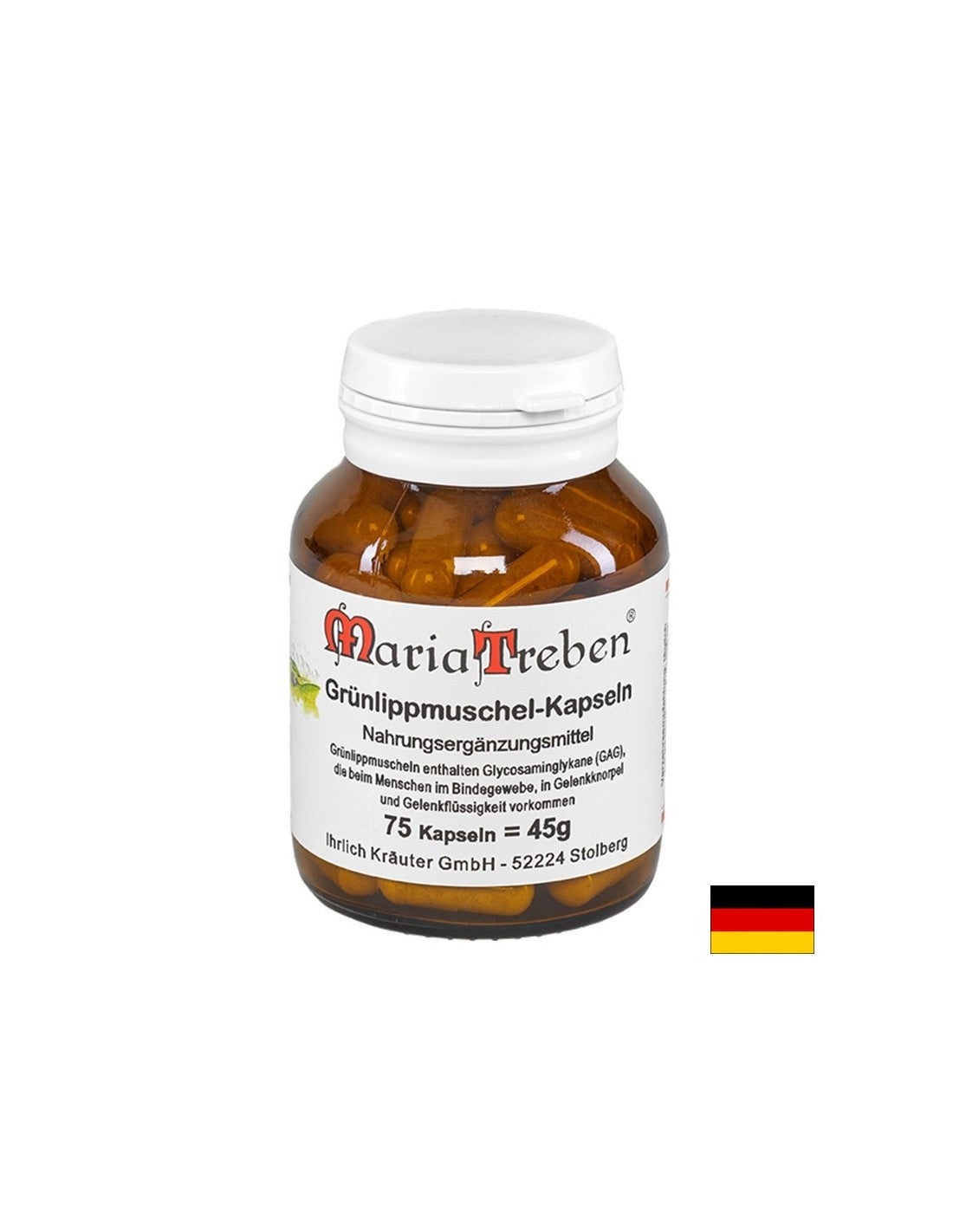 Knochen und Gelenke – Grünlippmuschel, 500 mg x 75 Kapseln
