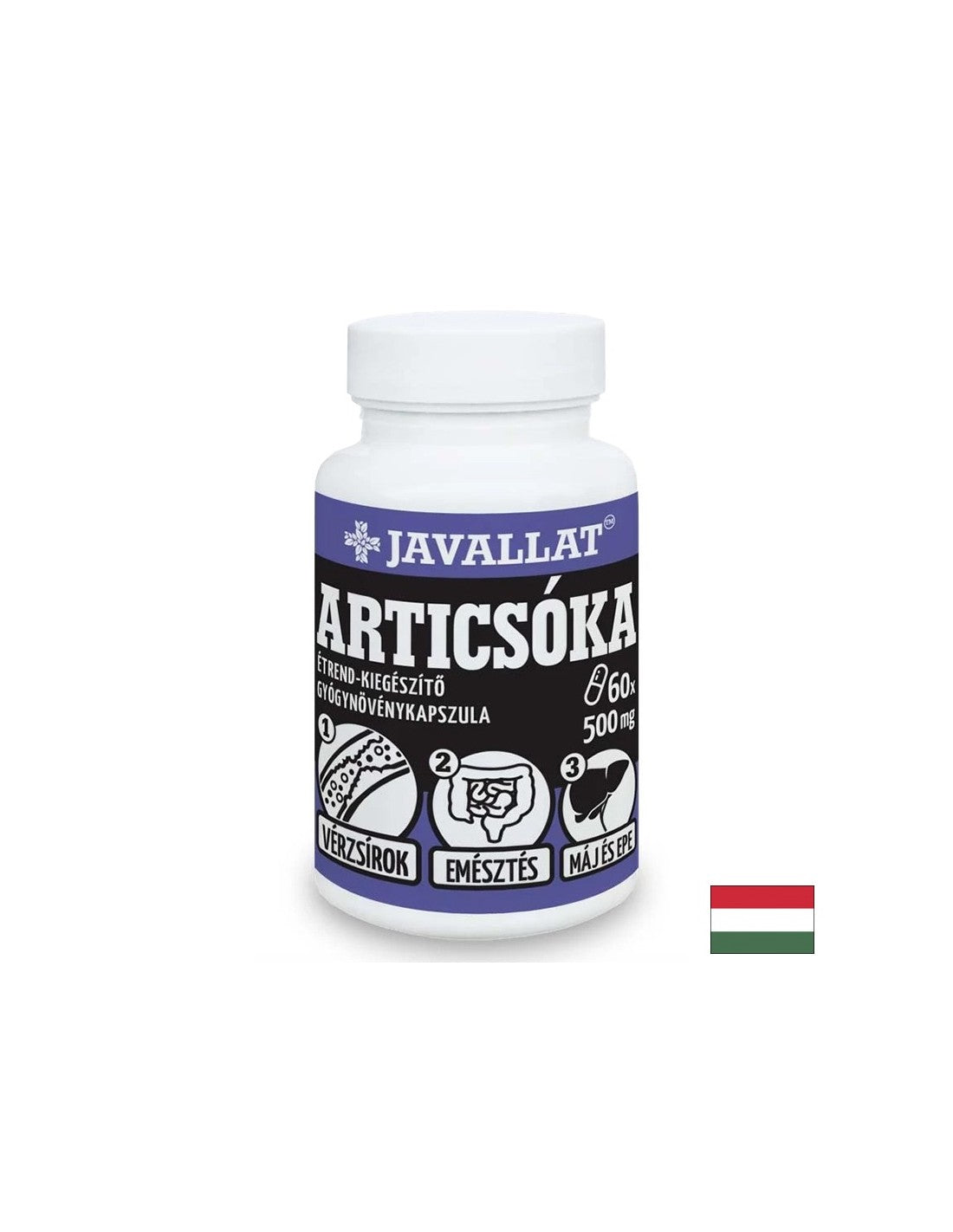 Galle und Leber – Artischocke, 500 mg x 60 Kapseln