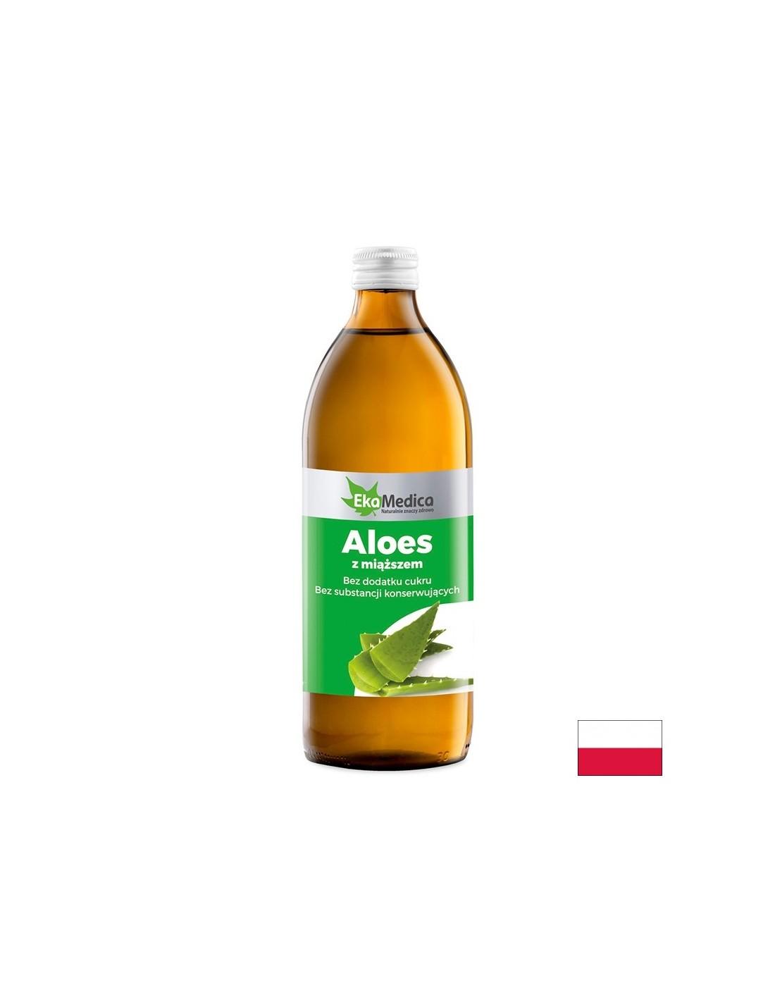 Aloe-Vera-Saft mit Fruchtfleisch – Immunität und Magengesundheit, 500 ml, 10 oder 20 Dosen