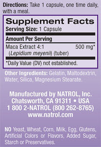 Maca 500 mg./60 Kapseln.