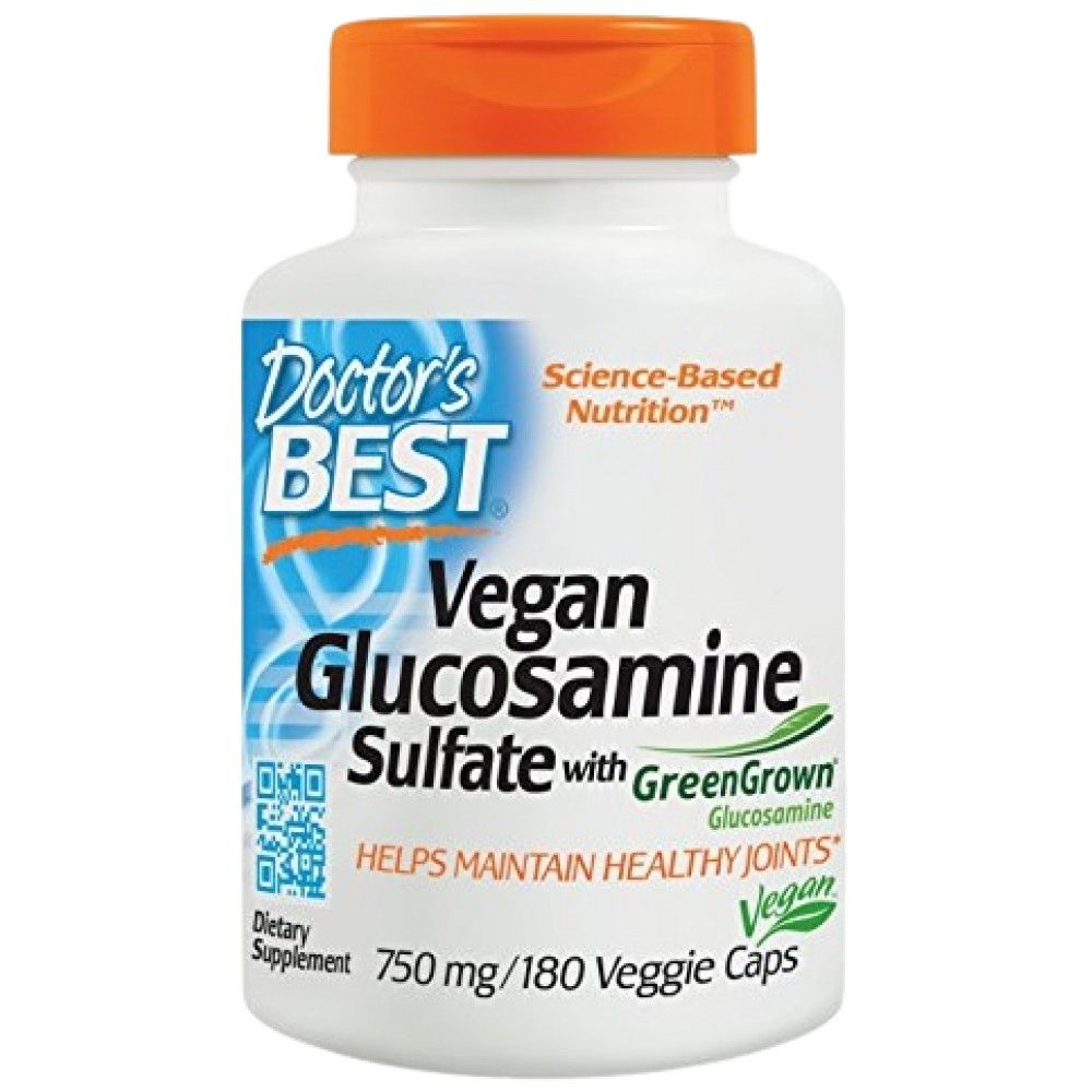 Veganer Glucosaminsulfat 750 mg | Mit grün gewachsen - 180 Kapseln