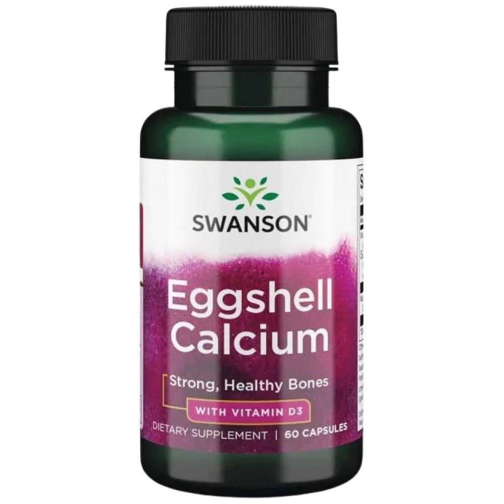 Eierschalencalcium mit Vitamin D-3 60 Kapseln