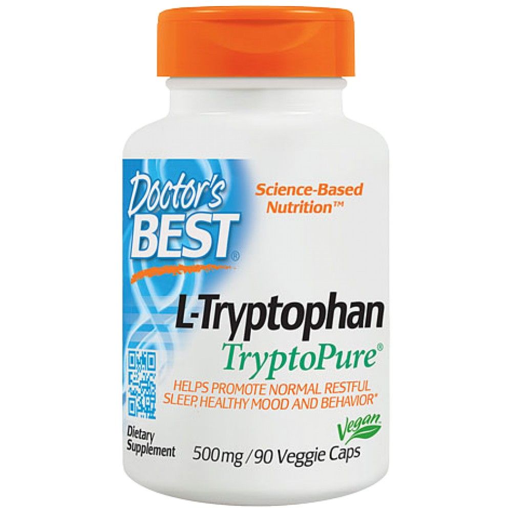 L-Tryptophan 500 mg | Mit Tryptopure - 90 Kapseln
