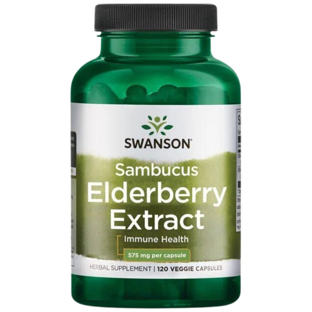 Sambucus -Elderberry -Extrakt 575 mg 120 Kapseln