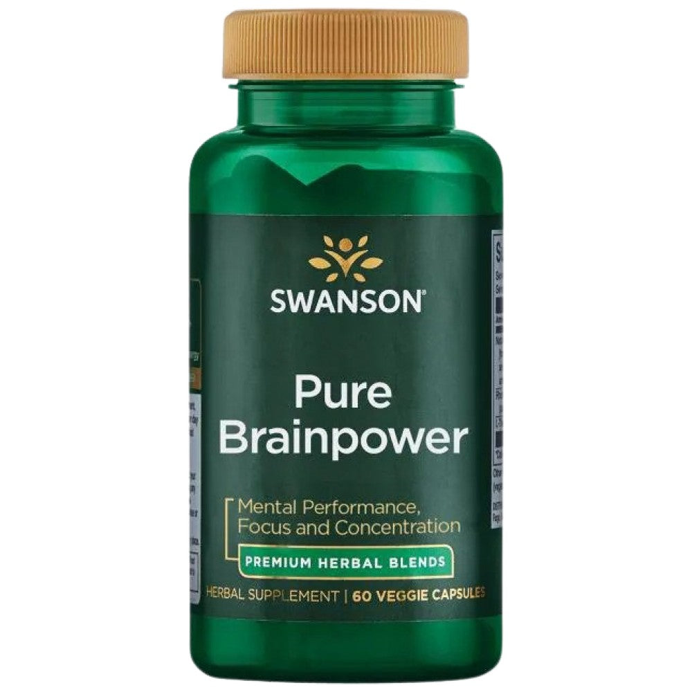 Reine Brainpower | Mentale Leistung 60 Kapseln