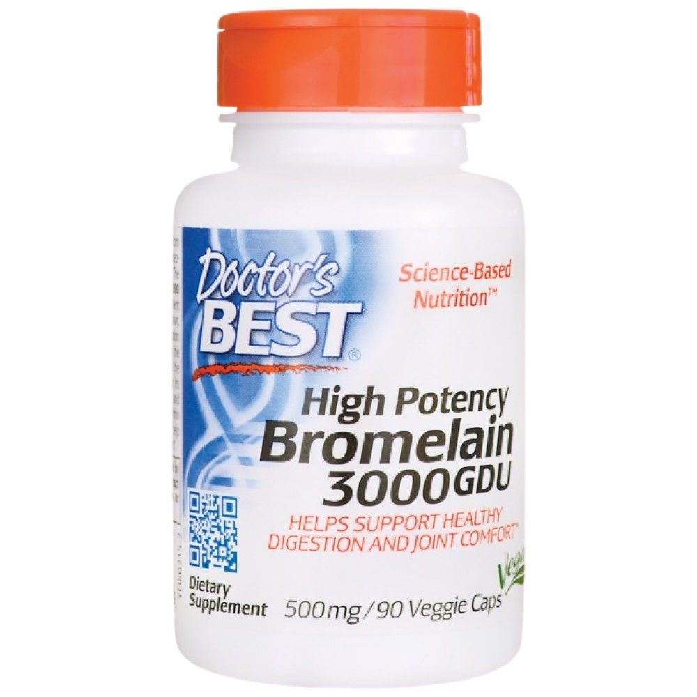 Bromelain 3000 GDU 500 mg | Hohe Potenz - 90 Kapseln
