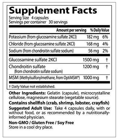 Bester Glucosamin -Chondroitin & MSM - 360 Kapseln