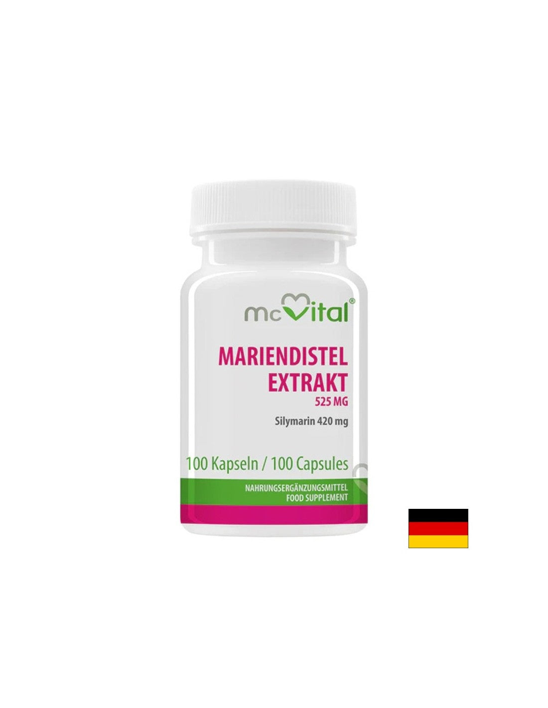 Leberpflege – Mariendistelextrakt, 525 mg x 100 Kapseln