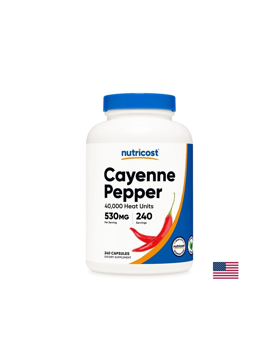 Gewichtsreduktion – Cayennepfeffer, 530 mg x 240 Kapseln