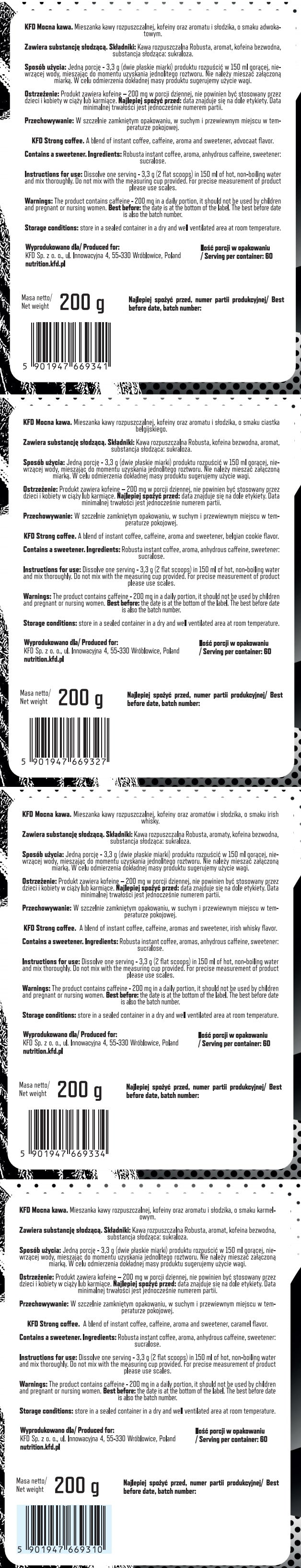 Kaffee stark / Instantkaffee - 0,2